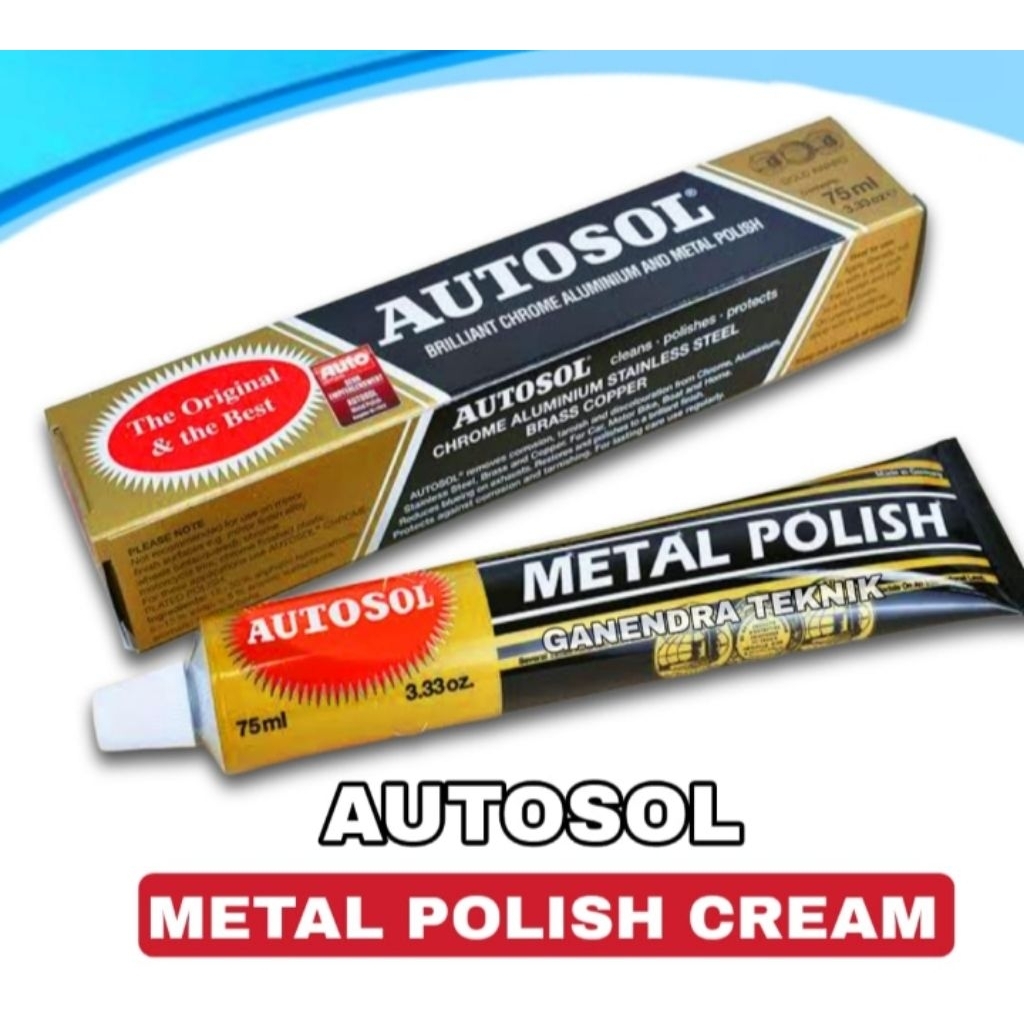 Jual AUTOSOL METAL POLISH 50GR (100% ASLI ORIGINAL GERMAN) | Shopee ...