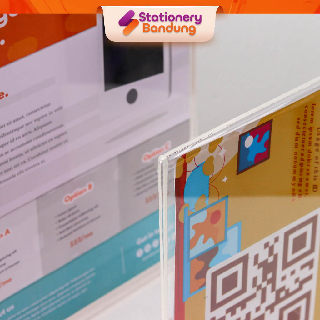 Jual Display Menu Standing Akrilik Acrylic Papan Tempat Meja Minimalis ...
