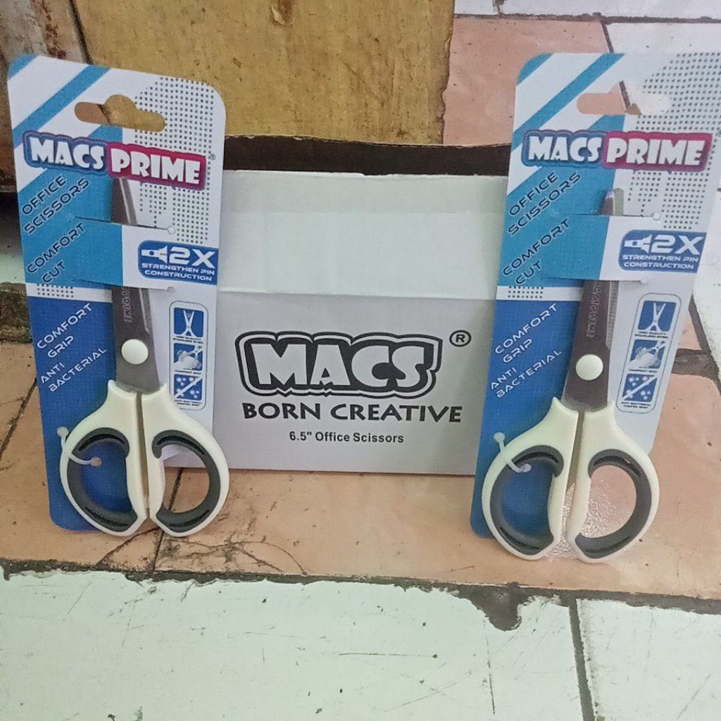 Jual gunting macs born creative scissors 6,5