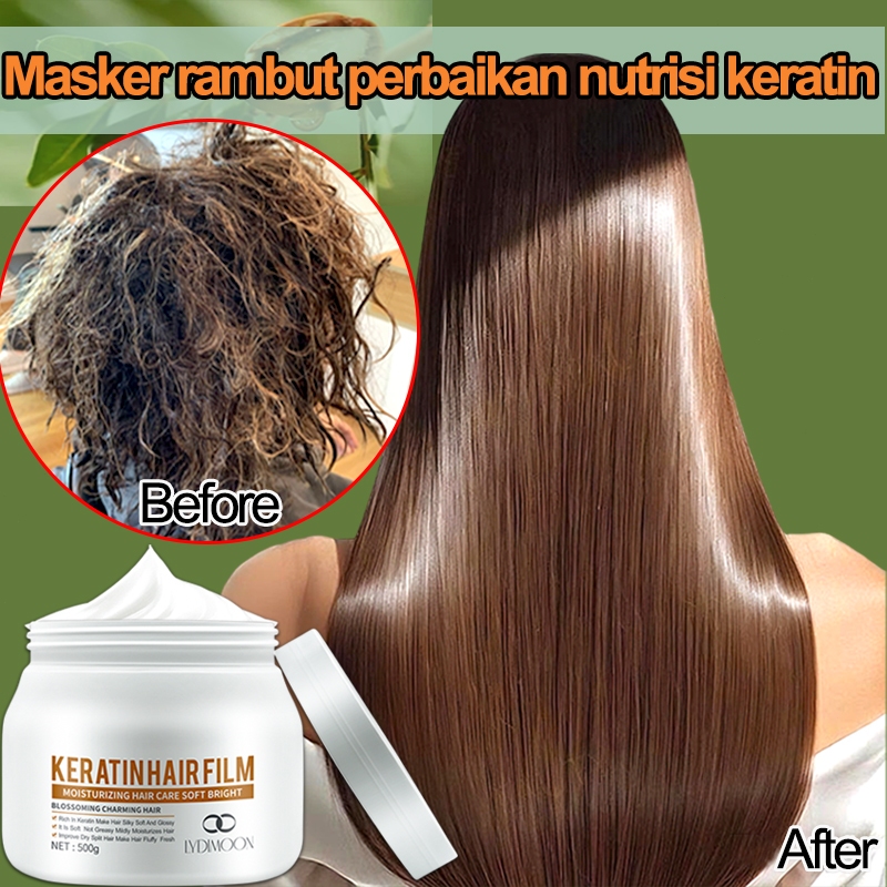 Jual Masker rambut lurus keratin, masker perawatan rambut, masker ...