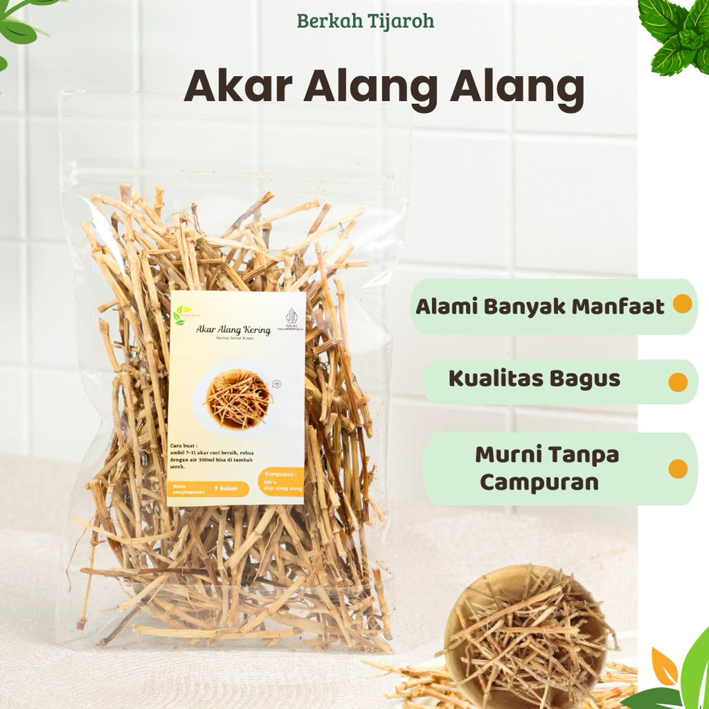 Jual Akar Alang Alang Wedang Tradisional Herbal Akar Alang Kering ...