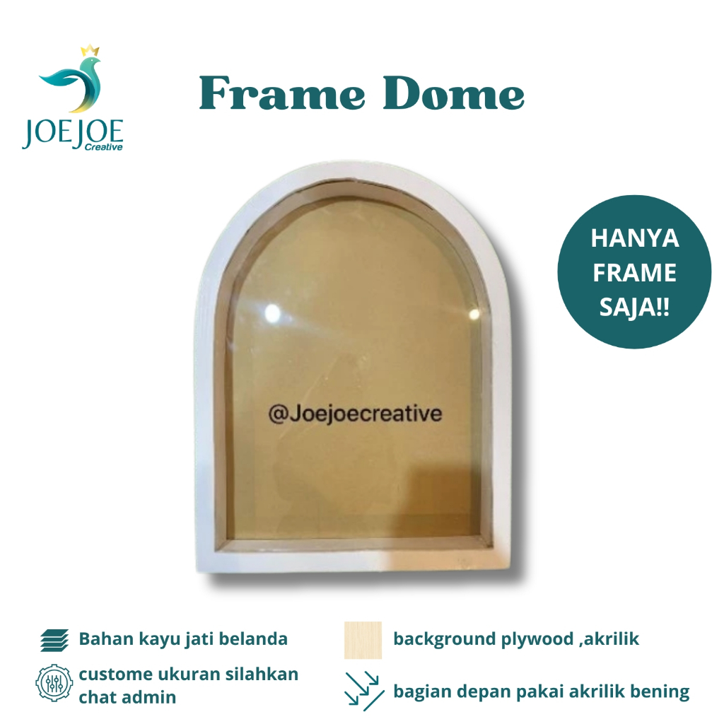 Jual Frame Dome untuk mahar | Frame nya saja | frame dome putih ...
