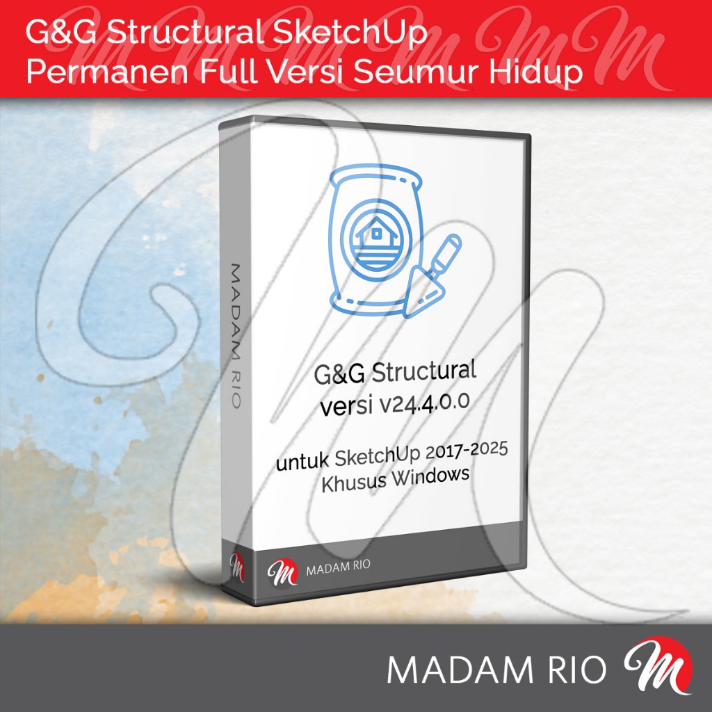 G&G Structural Plugin SketchUp Permanen Tanpa Batas