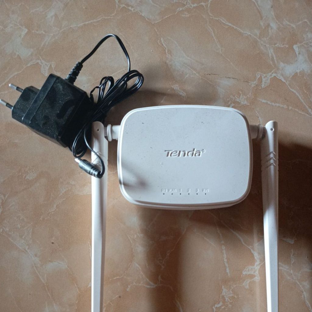 Jual Router Tenda N301 bekas plus adaptor | Shopee Indonesia
