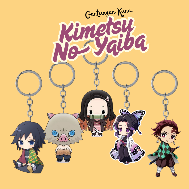 Jual Gantungan Kunci Kimetsu No Yaiba All Character Nezuko Tanjiro Babi ...
