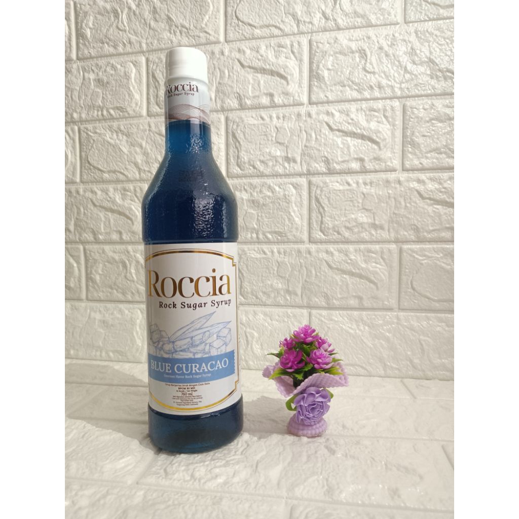 Jual Minuman sirup ROCCIA rock syrup sugar Blue Curacao 760ml | Shopee ...