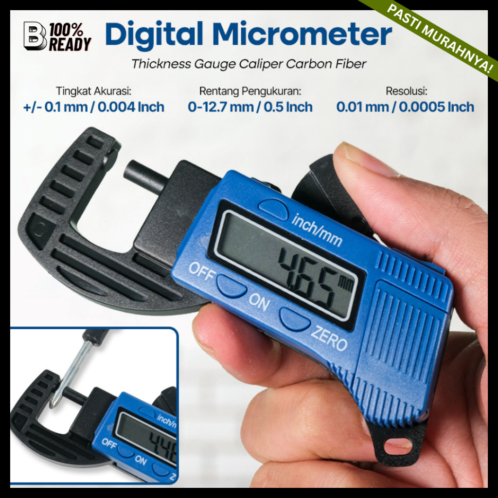Jual Micrometer / Micrometer Digital / Digital Thickness Caliper ...