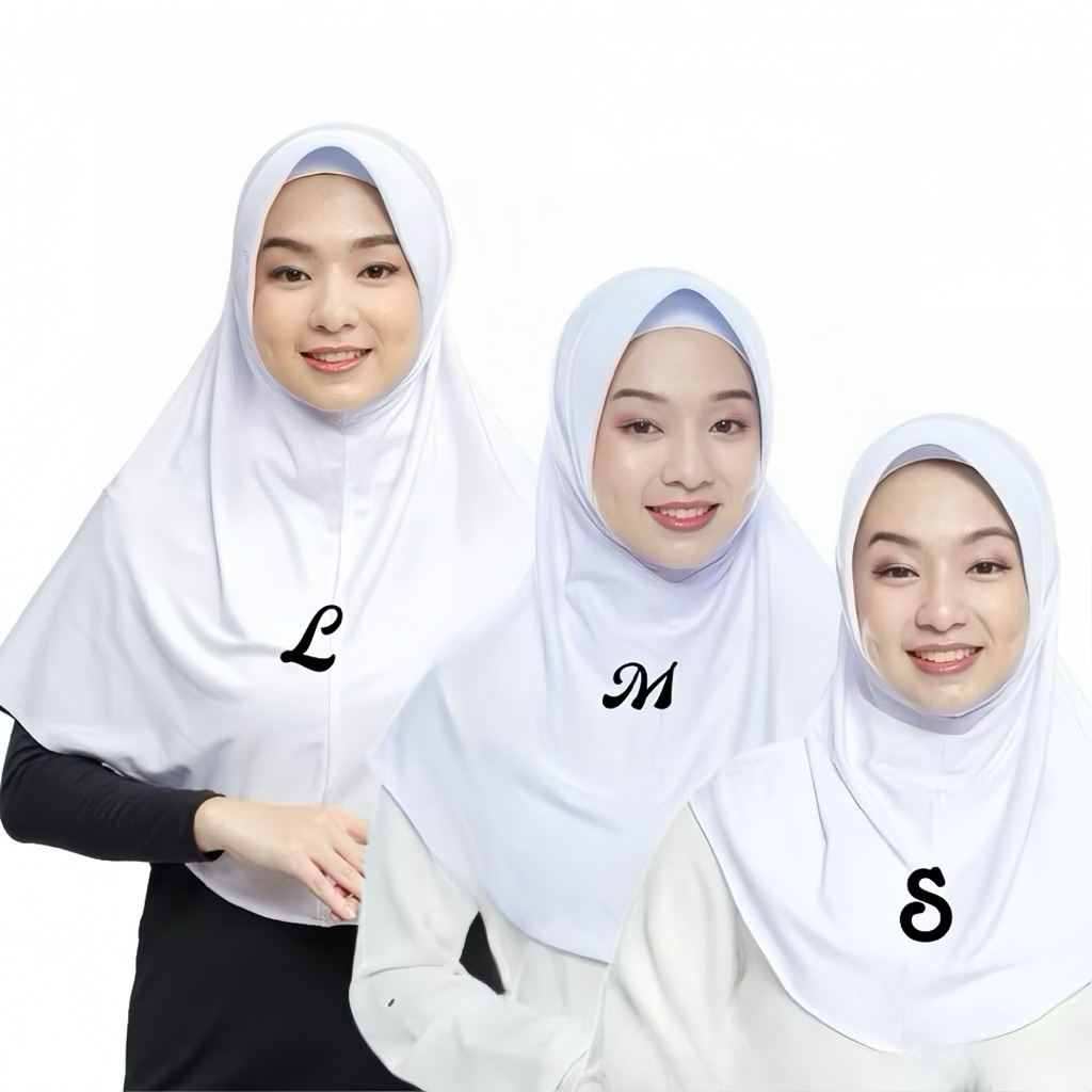HIJAB BERGO HAMIDAH JERSEY ( S / M / L )JILBAB INSTAN BERGO HAMIDAH SPORT PET TEBAL / KERUDUNG SPANDEK JERSEY