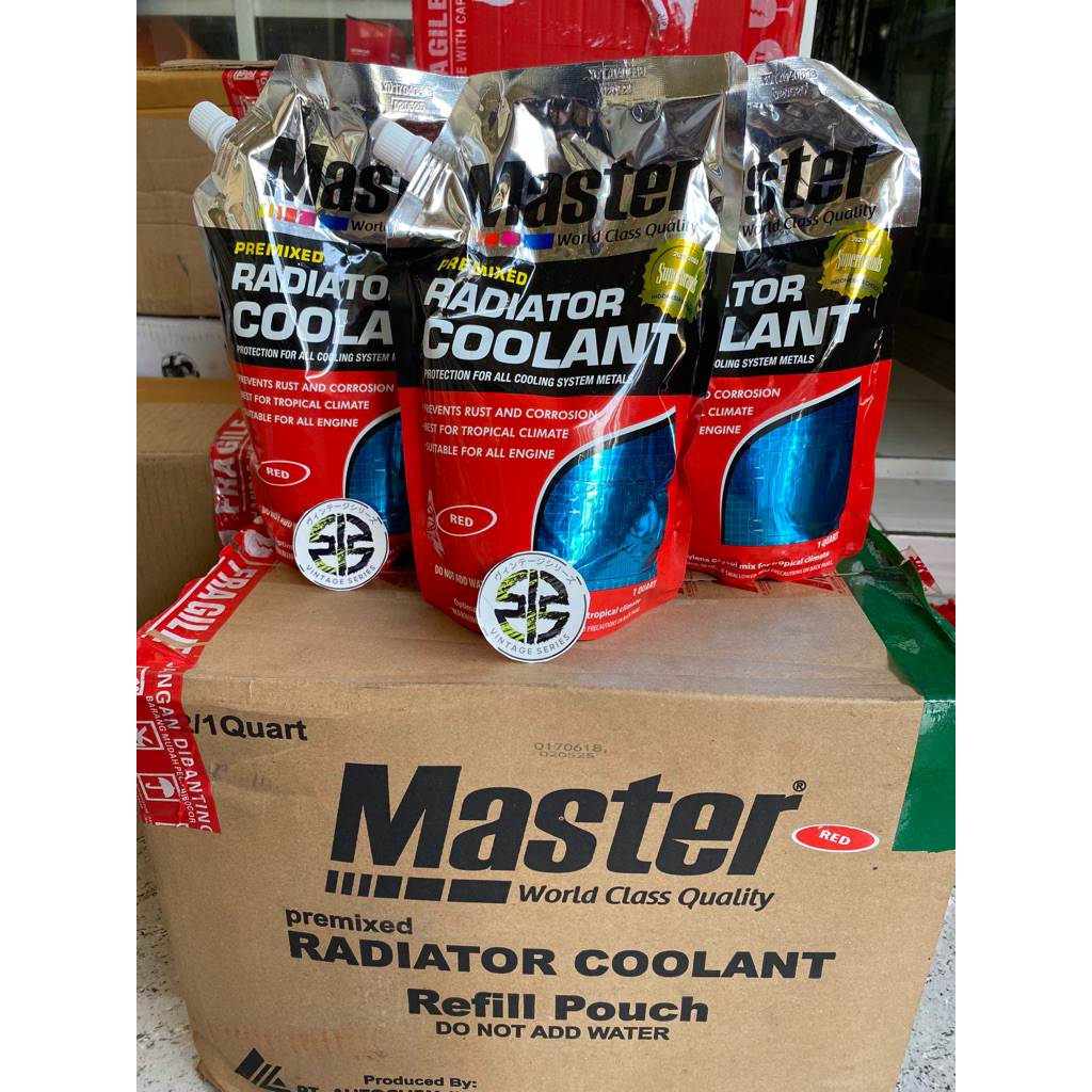 Jual Master Radiator warna Red Air Radiator Ninja Liquid Cairan ...