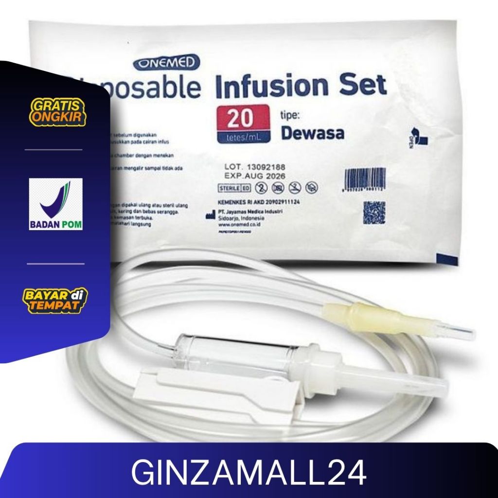 Jual Infus Set Infuset for Adults by OneMed | Shopee Indonesia