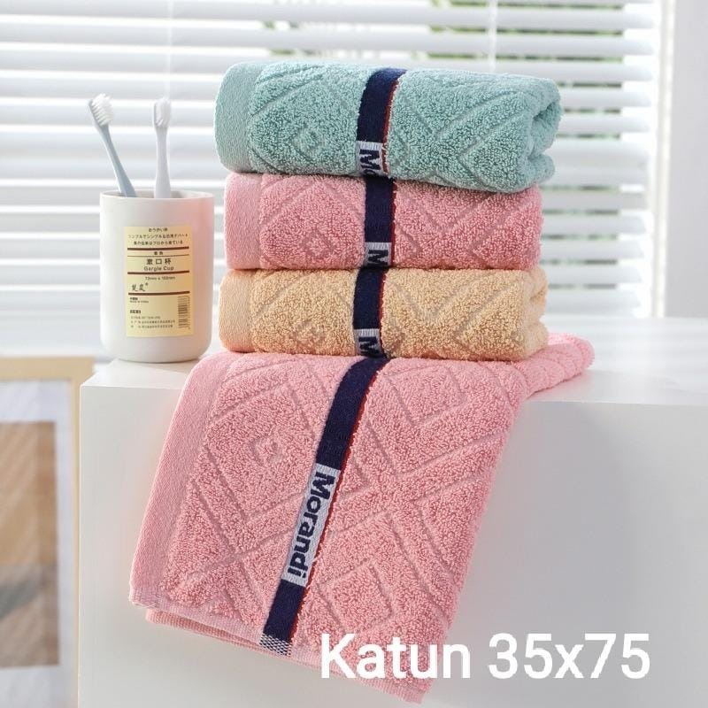 Jual HANDUK KECIL KATUN 35X75 MOTIF / HANDUK WAJAH | Shopee Indonesia