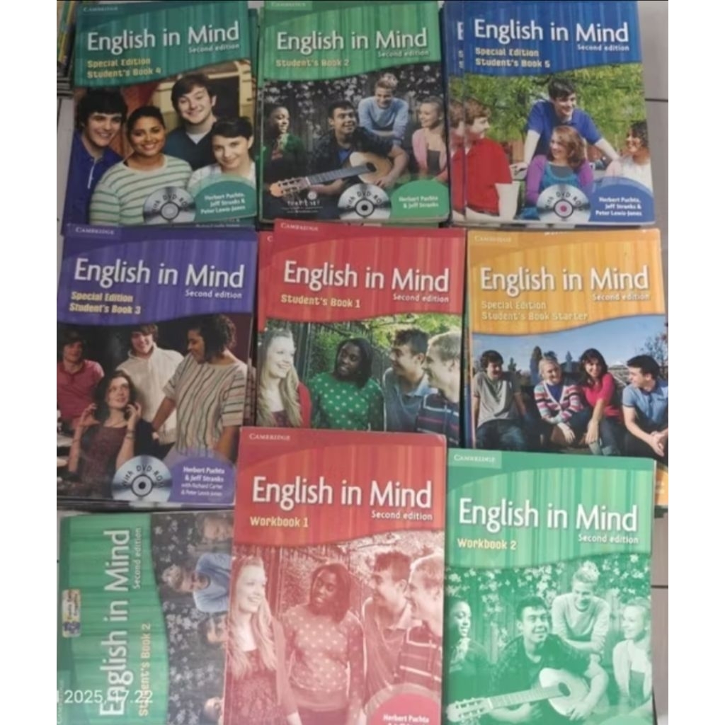 Jual BUKU ENGLISH IN MIND STUDENTS BOOK - WORKBOOK SECOND EDITION ...