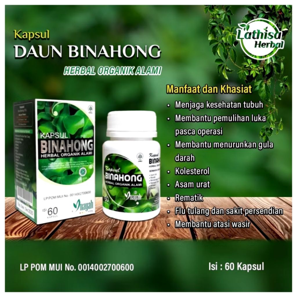 Jual kapsul daun binahong inayah100%origil | Shopee Indonesia