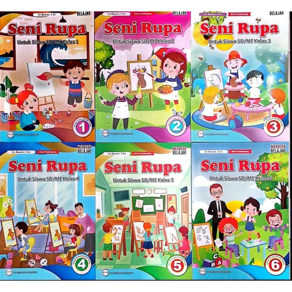 Jual Seni Rupa SD Kelas 1 2 3 4 5 6 Kurikulum Merdeka GOS | Shopee ...
