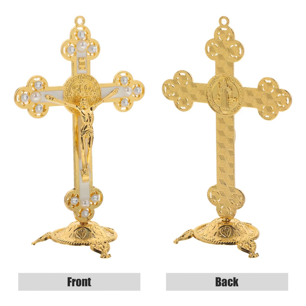 1PC SALIB DUDUK KATOLIK 8 CM / 14 CM - SALIB MEJA 4