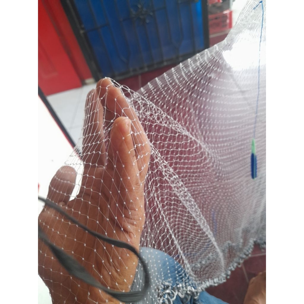 Jual jala udang 3/4 full kembang berat rante timah 4 kg | Shopee Indonesia