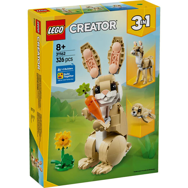 Jual LEGO Creator 31162 Cute Bunny (326 Pieces) Mainan Balok (8 Tahun+ ...