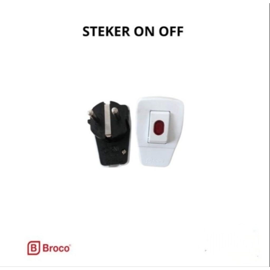 Jual Steker Colokan Broco Lampu On/Off | Shopee Indonesia