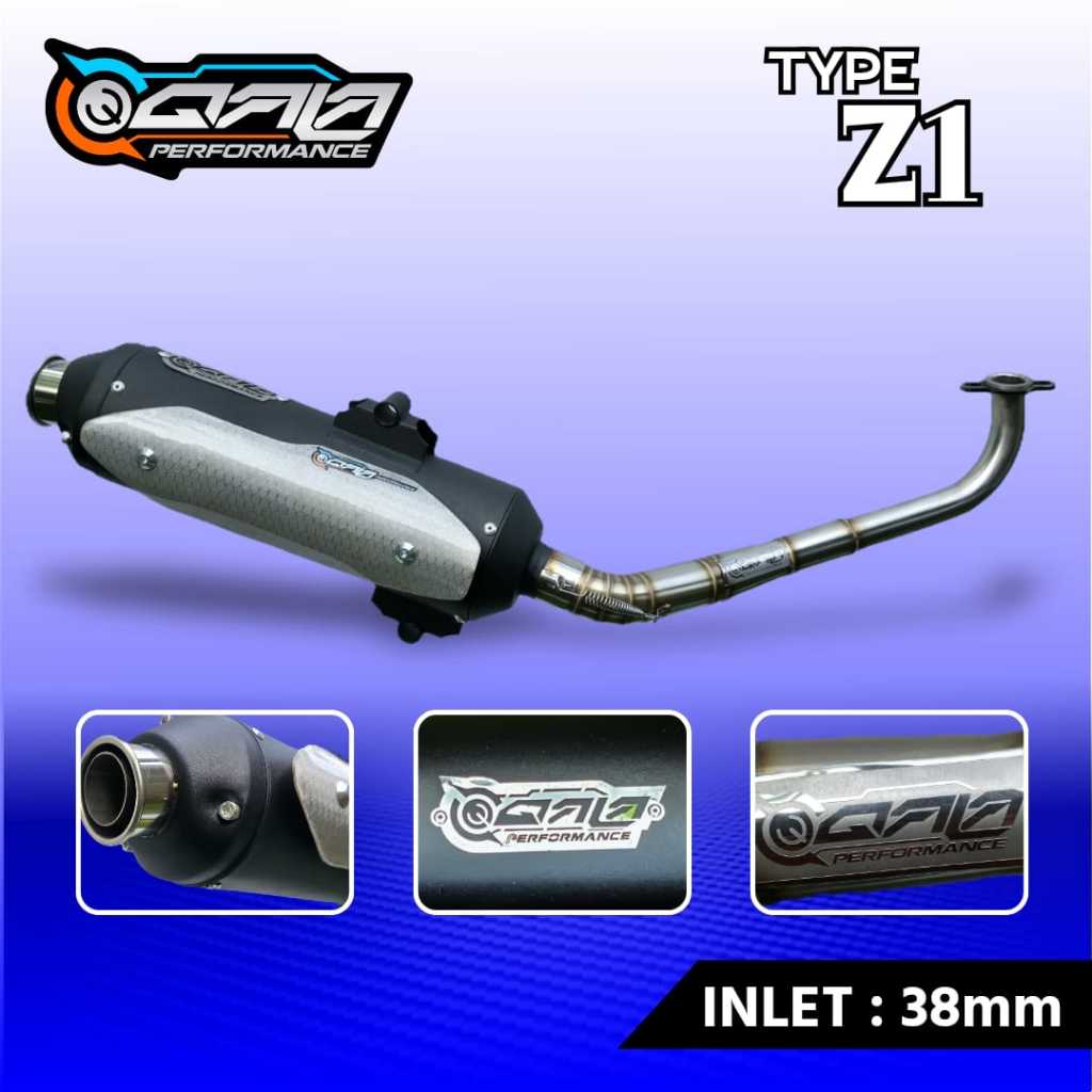 Jual Knalpot QALA Performance Z1 STD Full Package untuk Yamaha Series ...