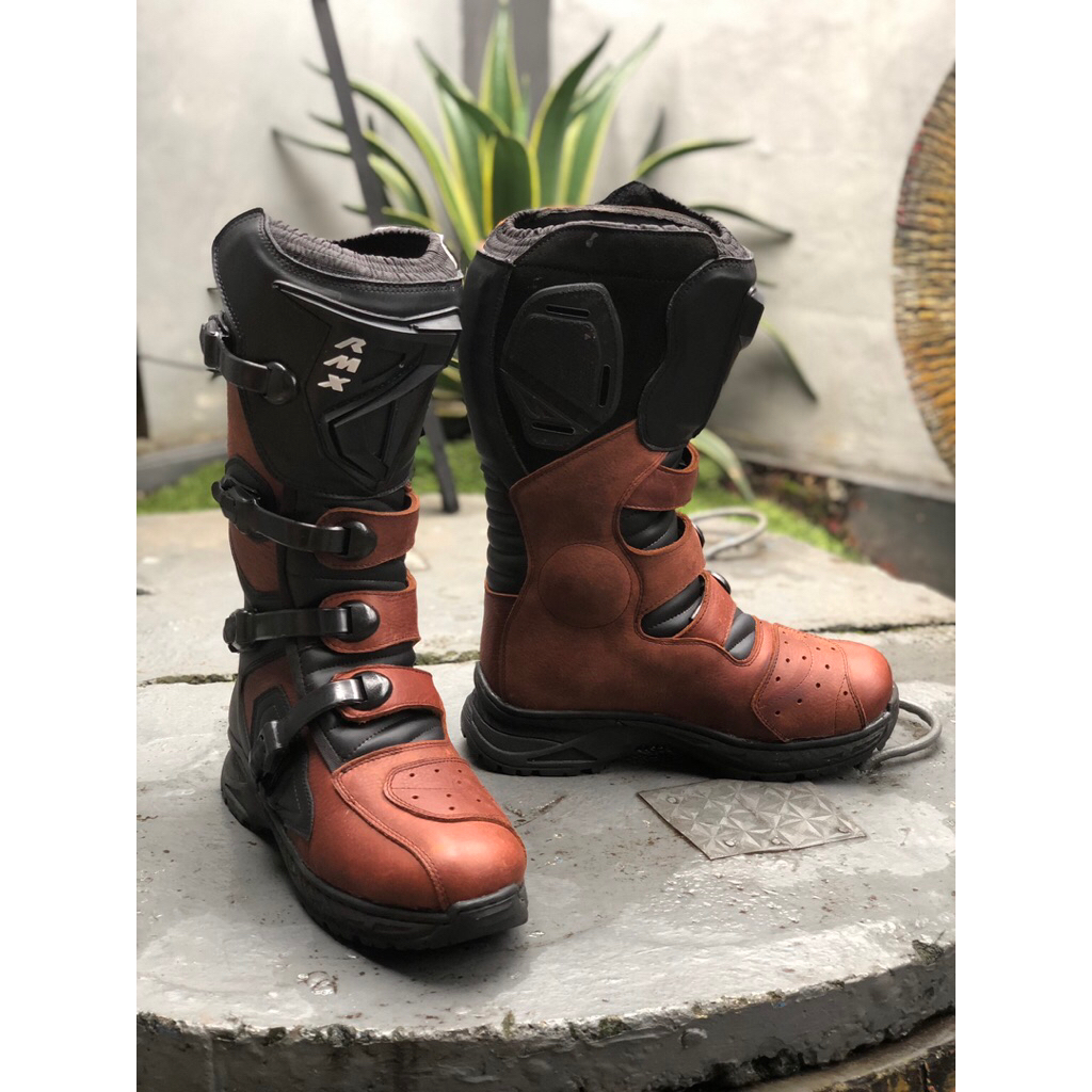 Jual SEPATU TRAIL ADVENTURE RMX COKLAT HITAM | Shopee Indonesia