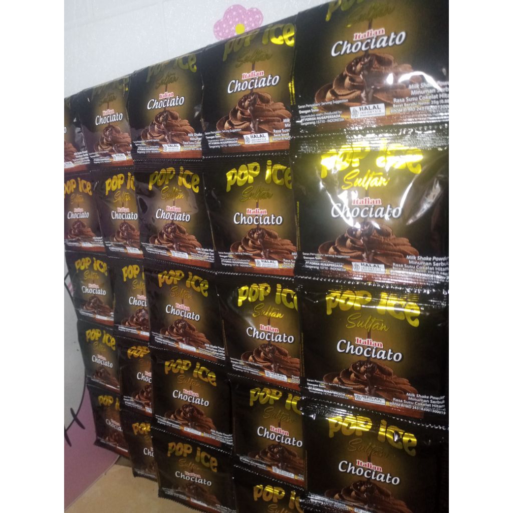 Jual pop ice sultan 1 renteng isi 10 SACHET | Shopee Indonesia