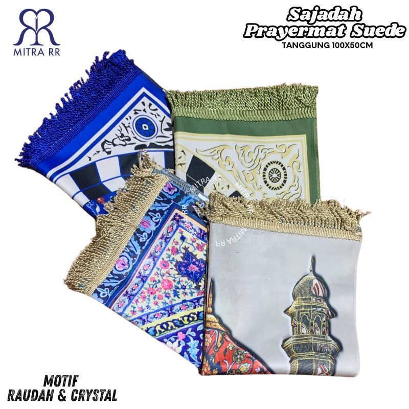 Jual Sajadah Prayermat Suede Tanggung 100 x 50cm Rumbai Tambang ...