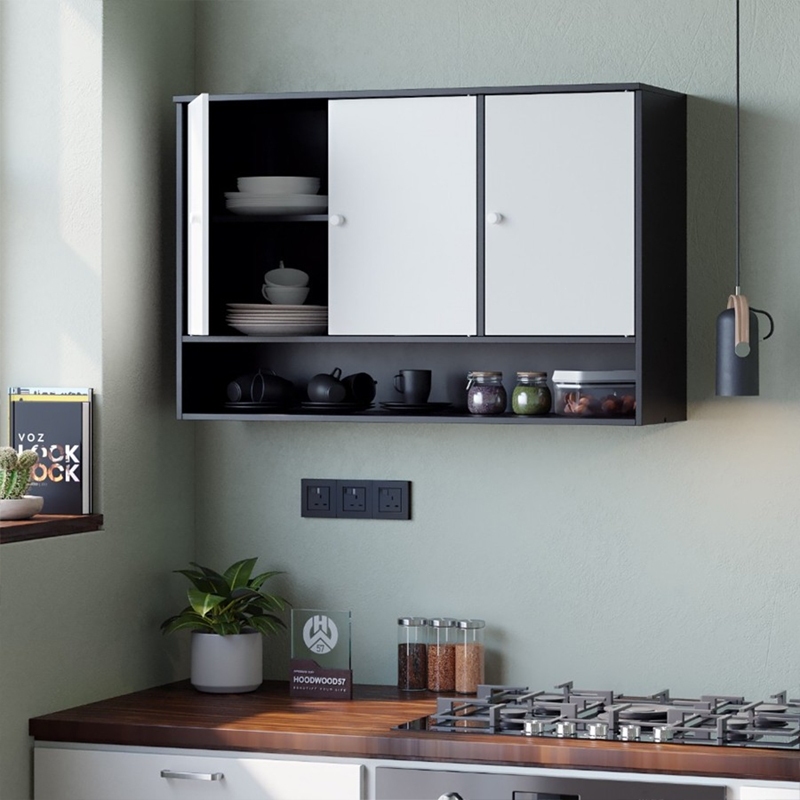 Homsaura Kitchen Set Atas 3 Pintu Lemari Dapur Gantung Kitchen Set Multifungsi Murah Minimalis