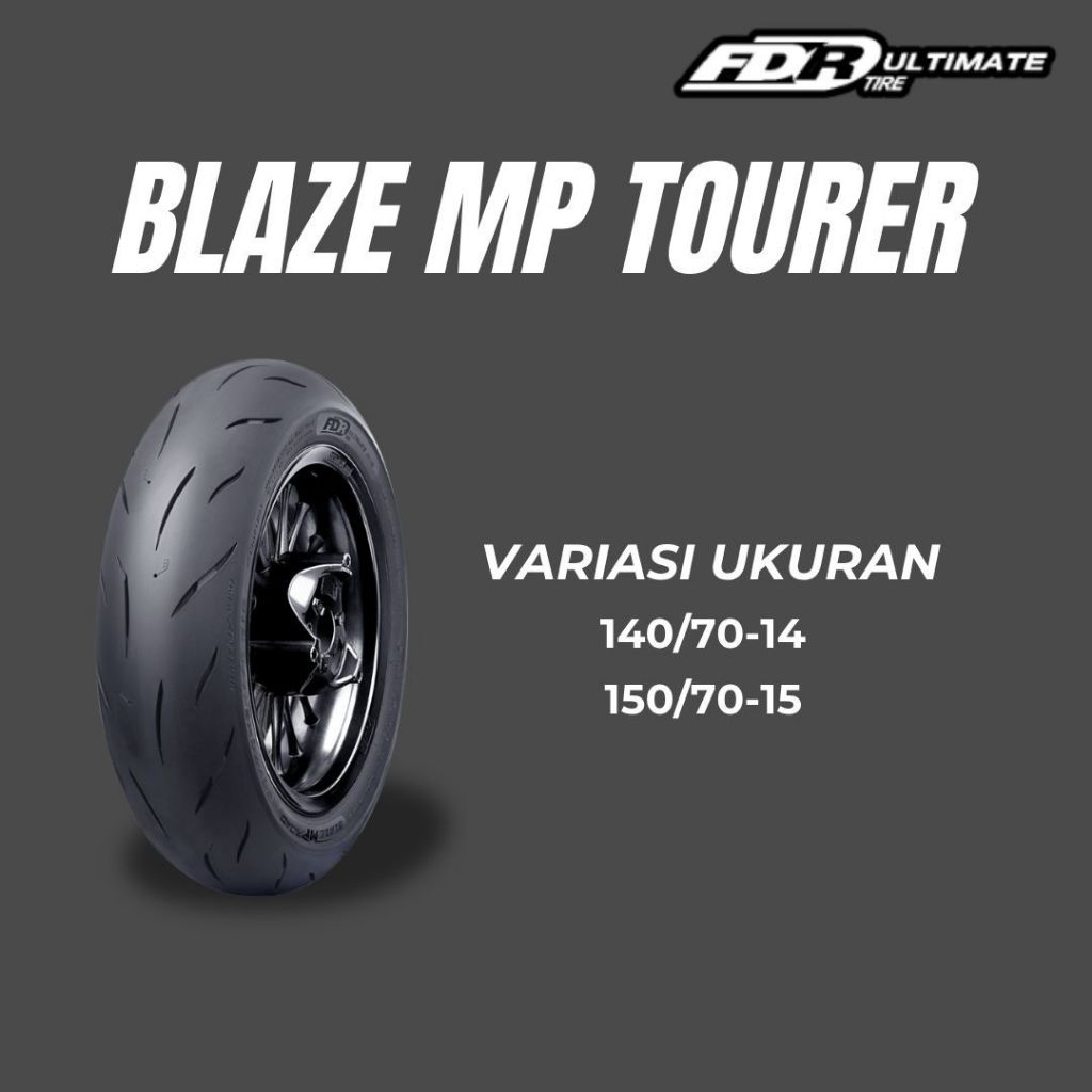 Jual BAN MOTOR FDR ULTIMATE BLAZE MP TOURER TL (TUBELESS) RING 14 DAN ...