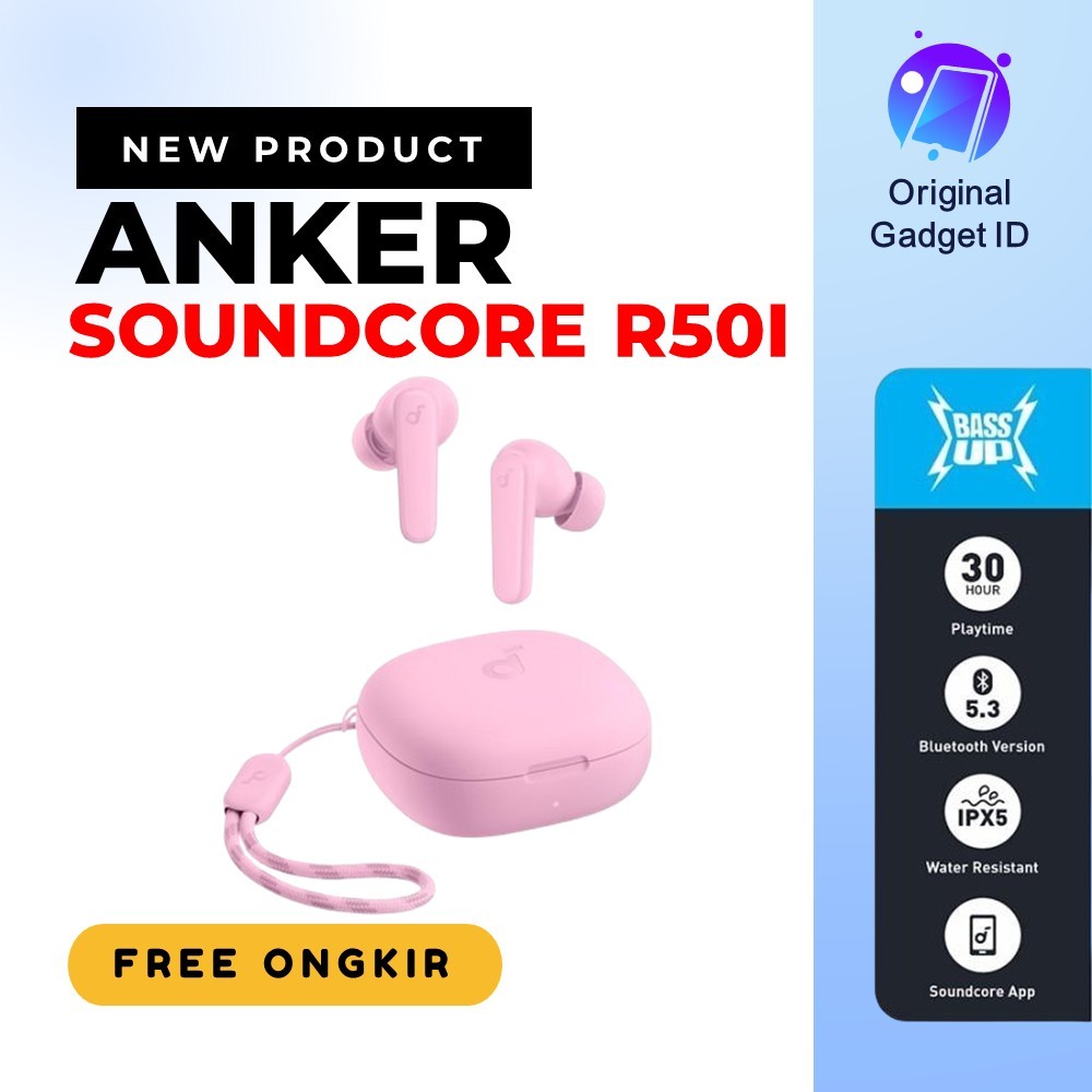 Jual Anker SoundCore R50I Stick Earphone Wireless Bluetooth 5.3 Extra ...