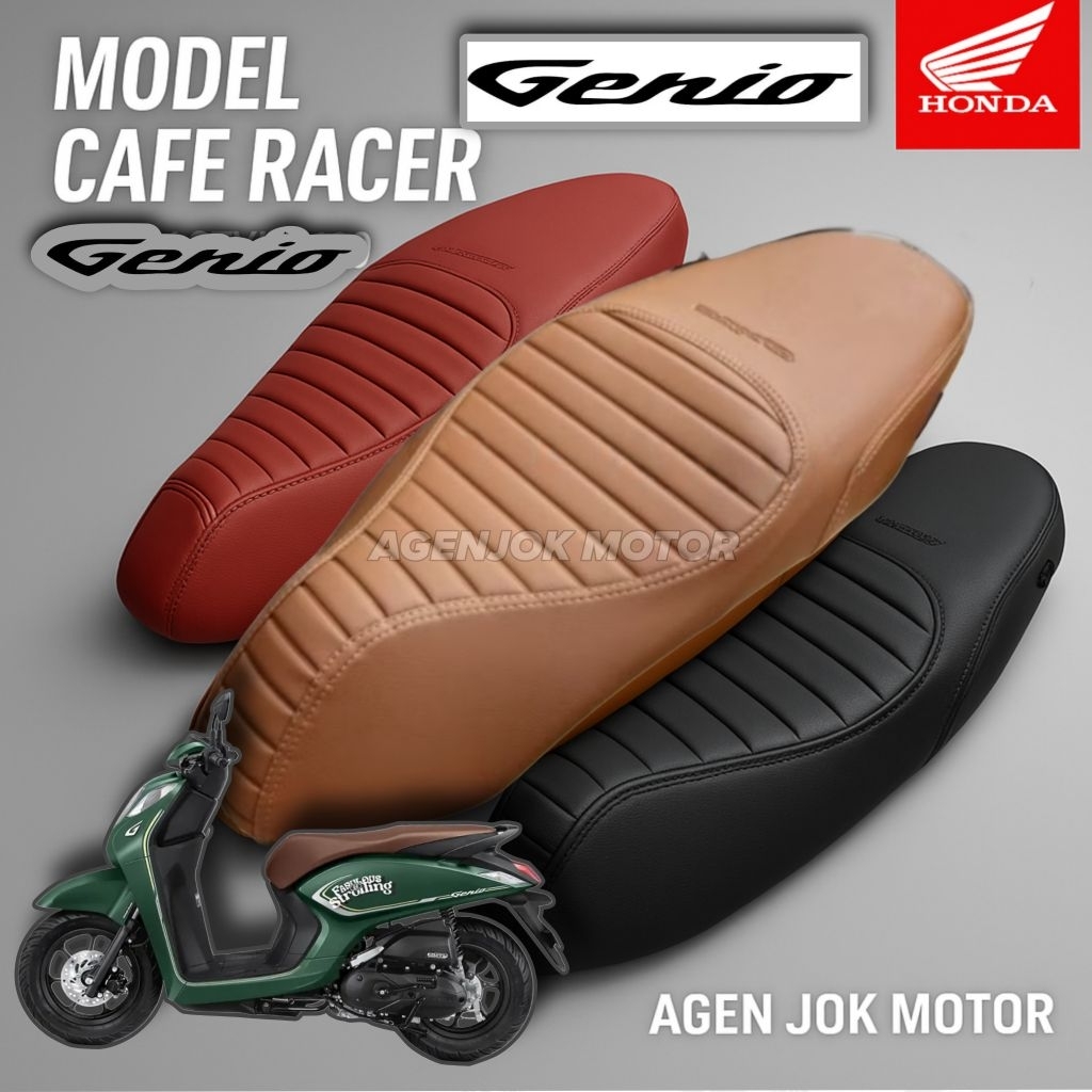 Jual Jok Motor Genio Model Cafe Racer Tebal Busa Press – Mudah Dipasang ...
