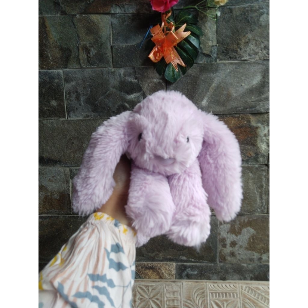 Jual smudge lavender rabbit size medium by jellycat (nwt/SMG2RL ...