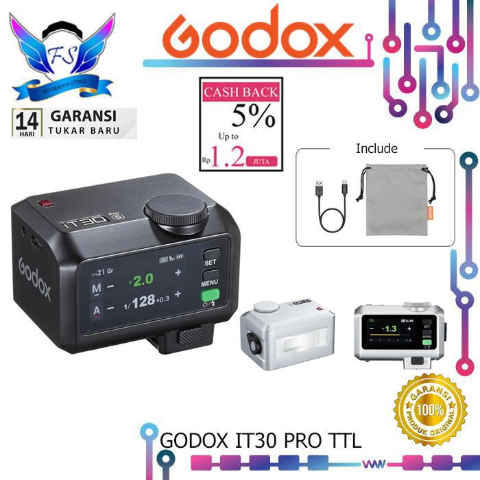 Jual Godox iT30 Pro S iT30Pro S iT30Pro-S iT30ProS Mini Flash untuk ...