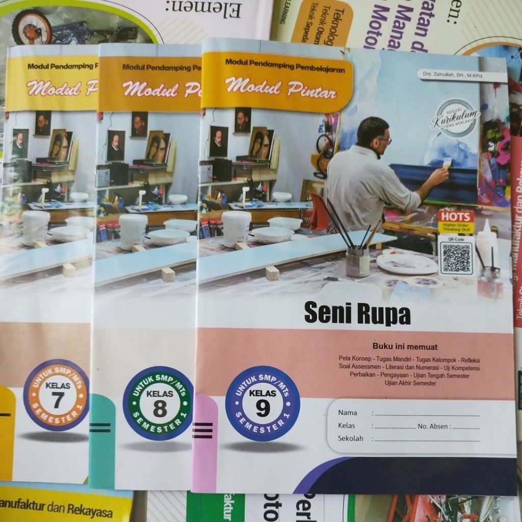 Jual LKS Seni Rupa SMP/MTS Kelas 7, 8 Semester 1 Kurikulum Merdeka ...