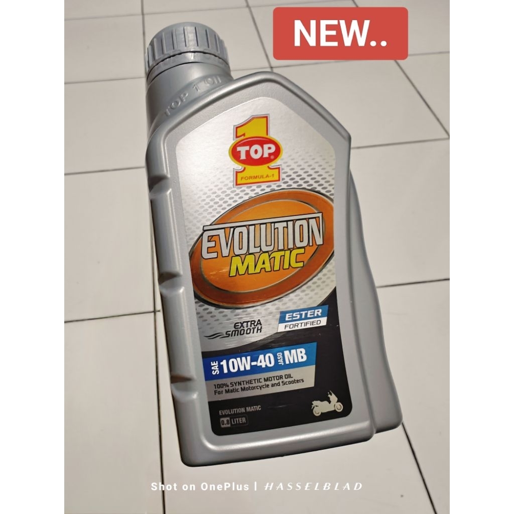 Jual Oli motor matic Original TOP 1 Evolution Matic 10W-40 0,8~1L ...