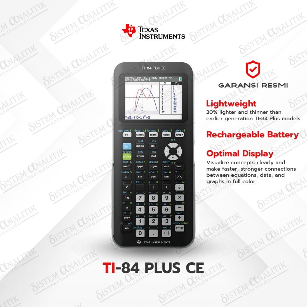 Jual Texas Instruments TI-84 Plus CE Graphing Calculator | Shopee Indonesia