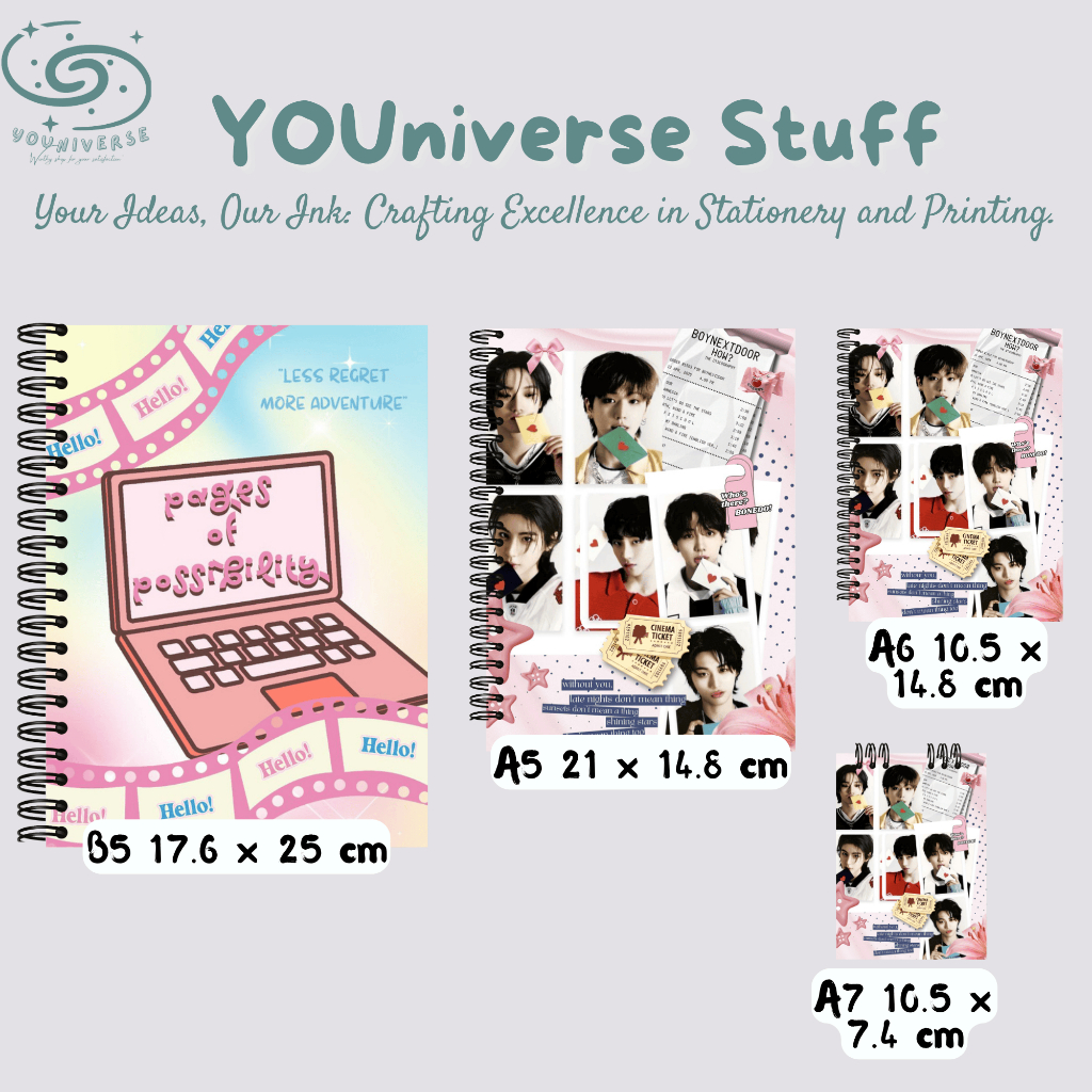 Jual Notebook A7 KECIL Spiral Custom/buku catatan/souvenirs/freebies/50 ...