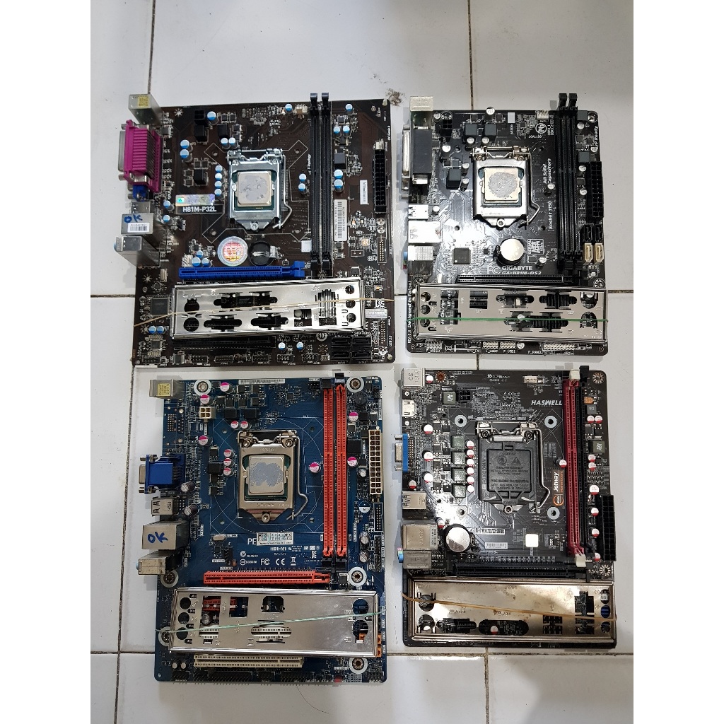 Jual mobo h81 socket 1150 ddr3, motherboard pc haswell socket 1150 ...