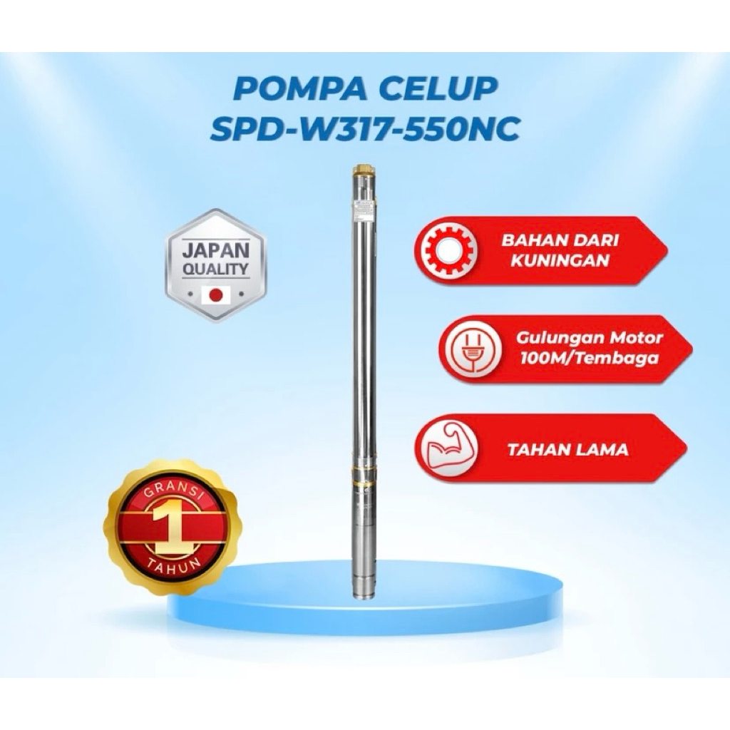 Jual Awajiro Pompa Celup (Pompa Rendam) SPD-W317-550NC 500W | Shopee ...