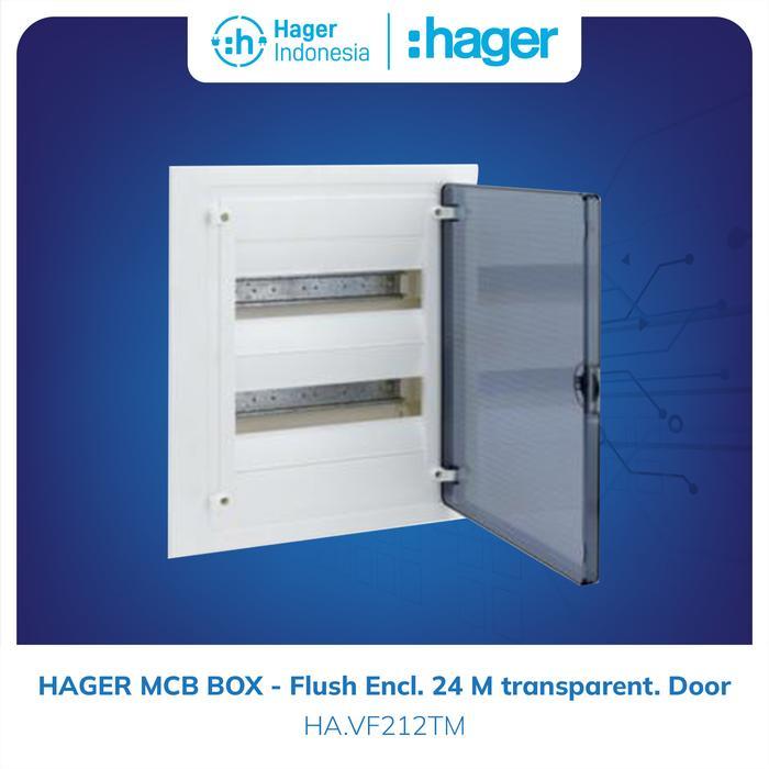 Jual HAGER MCB Panel 24 Group - MCB Box Inbow Flush Mounted - VF212TM ...