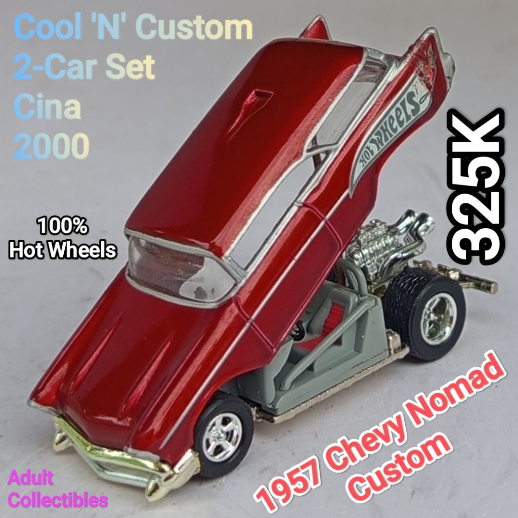 Jual Hot Wheels 100% Collectibles 1957 Chevy Nomad Custom Open