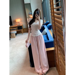2TOYOUNG Celana Panjang Highwaist Wanita Kekinian