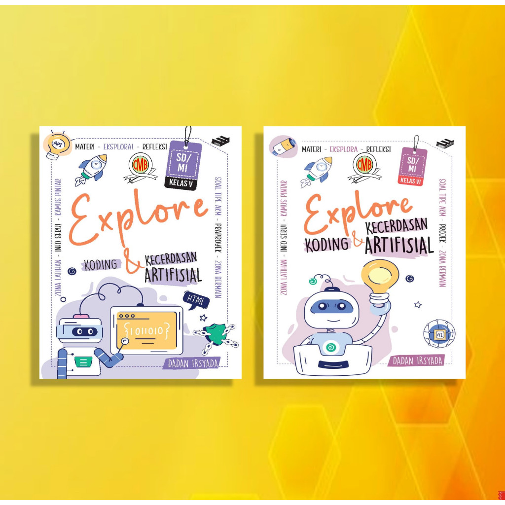 Jual [Penerbit Erlangga] EXPLORE KODING & KECERDASAN ARTIFISIAL SD/MI ...