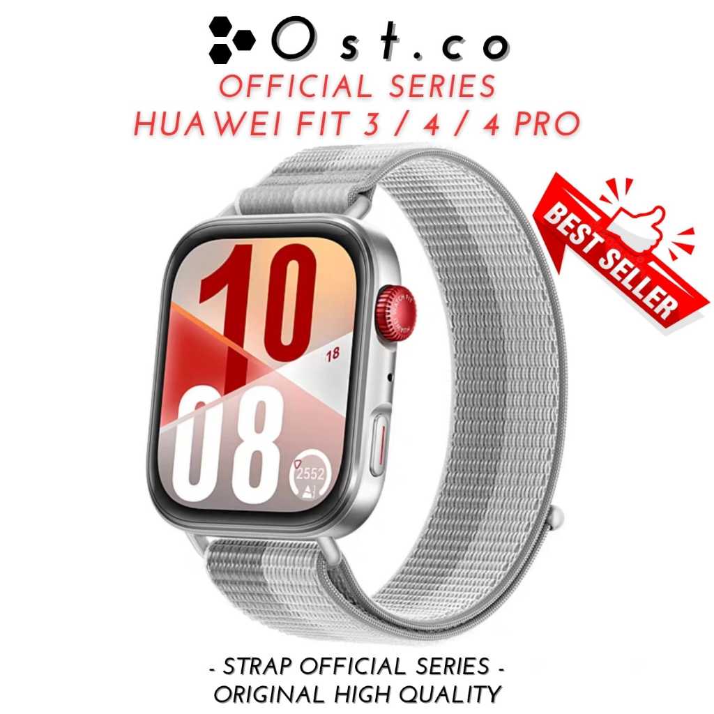 Jual New Nylon Loop Strap for Huawei Watch Fit 3 / 4 / 4pro / Strap ...
