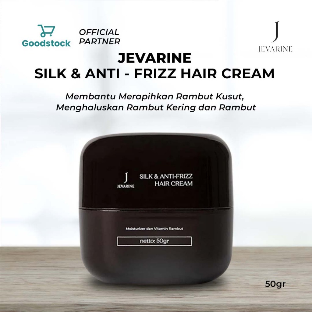 Jual JEVARINE Silky Anti Frizz Hair Cream Mengatasi Rambut Kusut ...