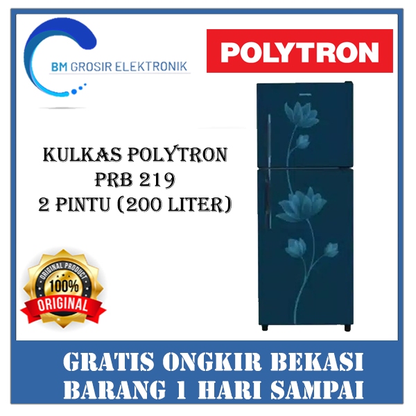 Jual POLYTRON KULKAS PRB 219 KULKAS 2 PINTU 200 LITER | Shopee Indonesia