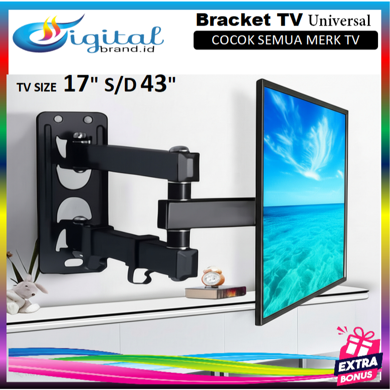Jual FREE HDMI! BRACKET TV & Monitor PC 14