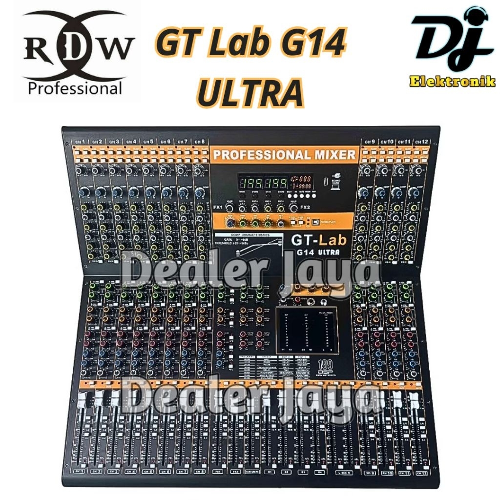 Jual Mixer Analog GT LAB G14 ULTRA / G 14 ULTRA - 12 channel (RDW ...