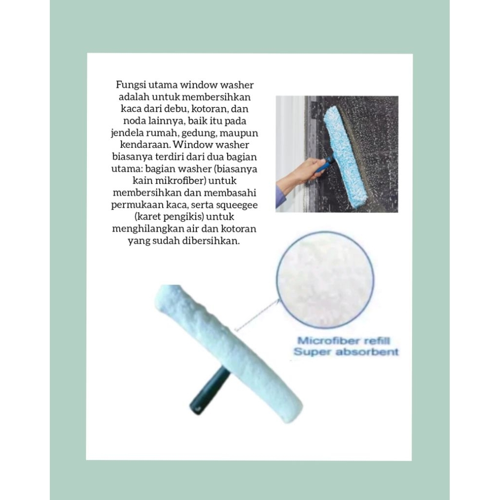 Jual window washer ukuran 35cm | Shopee Indonesia