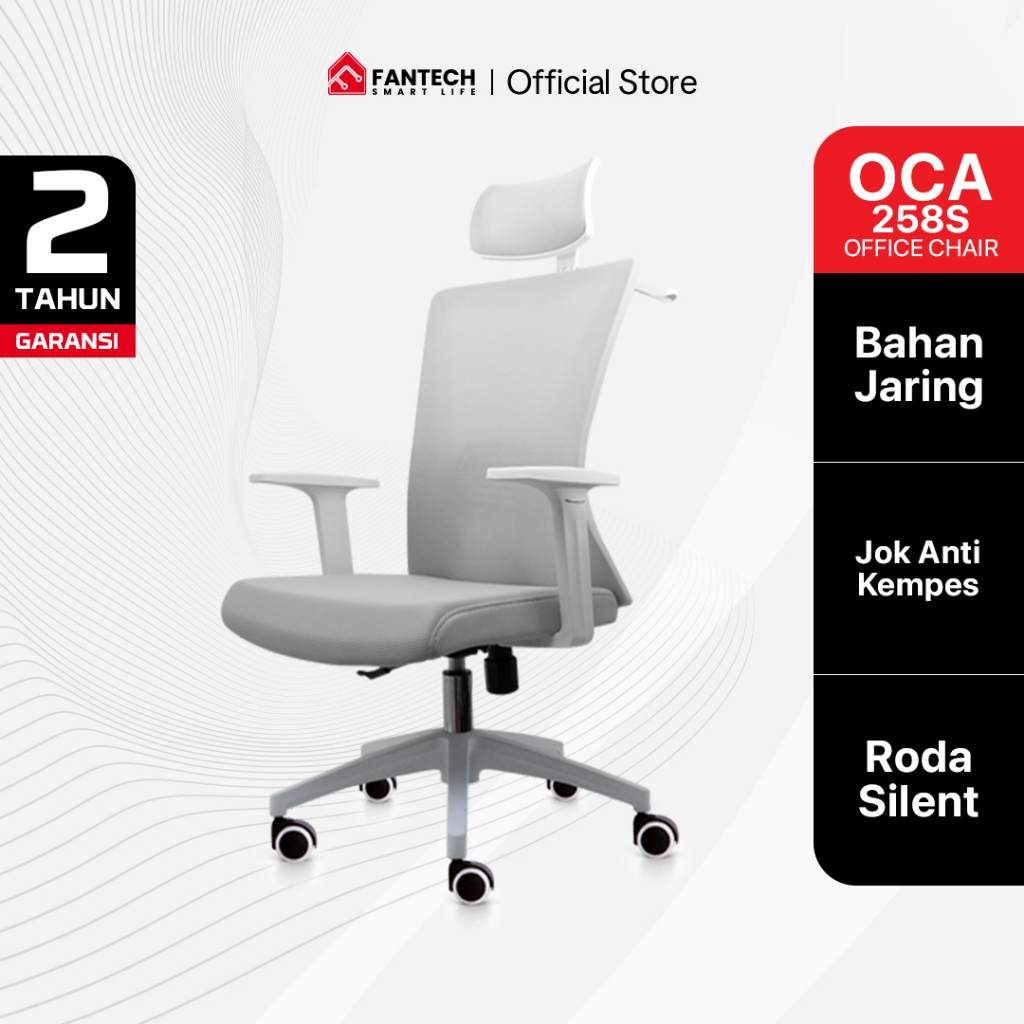 Kursi Kantor Sniquer Task Chair Oca 3d Armrests Jual Fantech Kursi