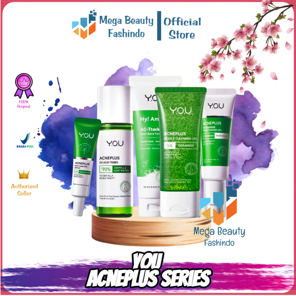 Jual YOU Acneplus Series | Multi-Action Skin Cream | Gentle Gel ...